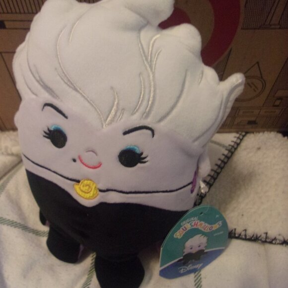 Ursula Little Mermaid Disney squishmallow 6.5" new with tags - Picture 2 of 2